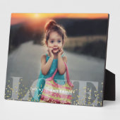 Plaque Photo Amour et étincelles (Côté)