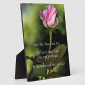 Plaque Photo Amour Et Gratitude Imprimer sur Easel (Côté)