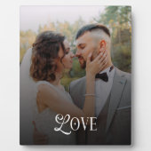 Plaque Photo Amour Moderne Couples de Photos de Mariage (Devant)