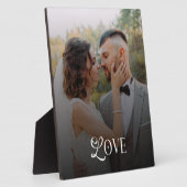 Plaque Photo Amour Moderne Couples de Photos de Mariage (Côté)