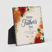 PLAQUE PHOTO AMOUR POUR PAPA DE SES FILLES (Recto)