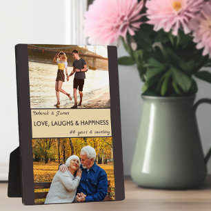 Plaque Photo Amour Rires Bonheur Couple Anniversaire Photo