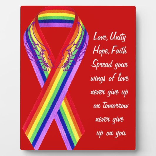 Plaque Photo Amour, Unité&Paix_ (Devant)