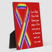 Plaque Photo Amour, Unité&Paix_ (Côté)