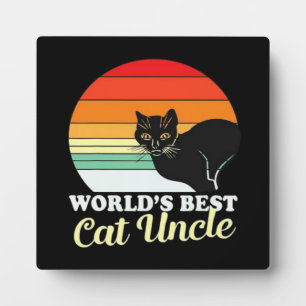 Plaque Photo Amoureux des chats Noël adorable