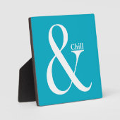 Plaque Photo Ampersand Chill (Recto)
