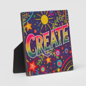 Plaque Photo Amusant joyeux Créer un soleil personnalisé (Recto)