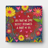 Plaque Photo Amusant Plutôt Tout Ce Que Nous Aimons Citer Flora (Devant)