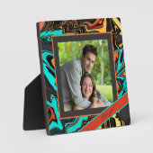 Plaque Photo Amusants Abstrait Photo Message Customisé (Recto)