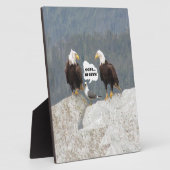 Plaque Photo Amusants aigles et mouettes (Côté)