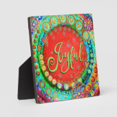 Plaque Photo Amusants Whimsical Joyful Hearts Inspirivity (Recto)