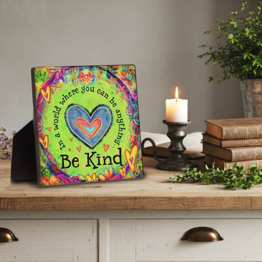 Plaque Photo Amusement Be Kind Citation Inspirationnelle Inspir