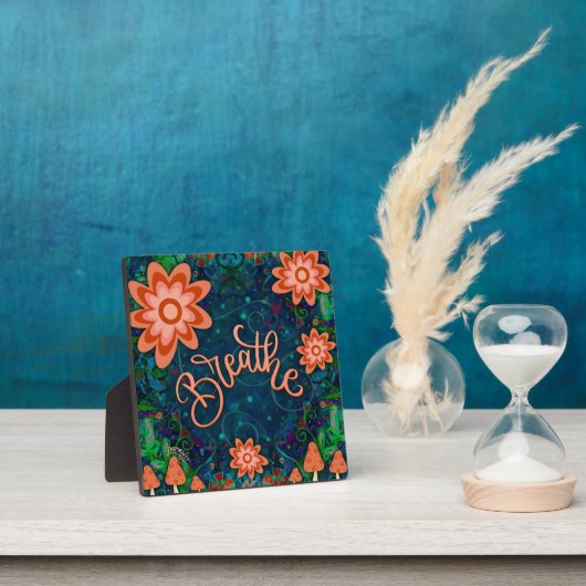 Plaque Photo Amusement Motivationnel Tendance Plutôt Respirer L (Insitu)