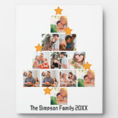 Plaque Photo Amusement personnalisé Famille Noël 11 Photo Colla (Devant)