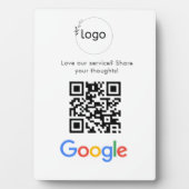 Plaque Photo Analyse de site Web des avis Google du logo d'entr (Devant)