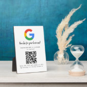 Plaque Photo Analyse de site Web des avis Google du logo d'entr (Côté)