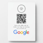 Plaque Photo Analyse de site Web des avis Google Logo d'entrepr (Devant)