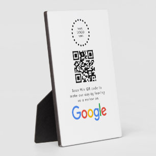 Plaque Photo Analyse de site Web des avis Google Logo d'entrepr