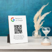 Plaque Photo Analyse de site Web des avis Google Logo d'entrepr (Côté)