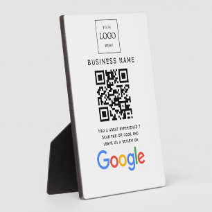 Plaque Photo Analyse du site Web des avis Google du logo de l'e