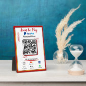 Plaque Photo Analyser pour payer le panneau Entreprise | Paieme (Côté)