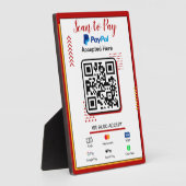 Plaque Photo Analyser pour payer le panneau Entreprise | Paieme (Côté)