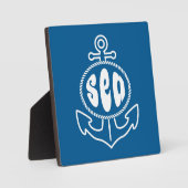 Plaque Photo Anchor and the Sea (Recto)