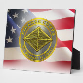 Plaque Photo Ancien combattant de l'armée du Corps des finances (Côté)