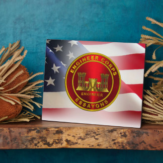 Plaque Photo Ancien combattant du génie de combat de l'Armée