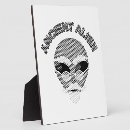 Plaque Photo Ancien journal en chef Alien (Côté)