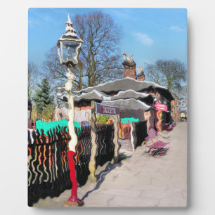 PLAQUE PHOTO ANCIENNE GARE