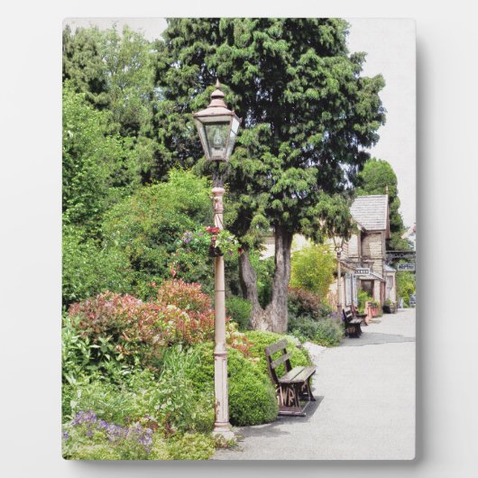 PLAQUE PHOTO ANCIENNE GARE (Devant)