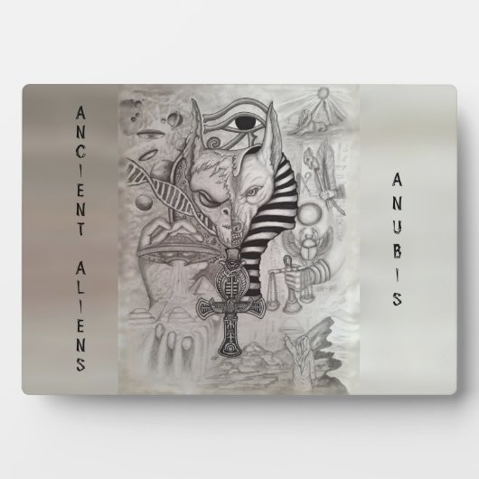 Plaque Photo Anciens Aliens , Anubis (Devant)