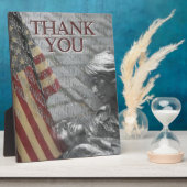 Plaque Photo Anciens combattants Merci (Côté)