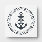 Plaque Photo Ancre mignonne (Devant)