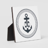 Plaque Photo Ancre mignonne (Recto)