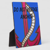 Plaque Photo Ancre rouge (Côté)