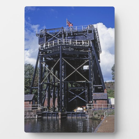 Plaque Photo Anderton Lift Cheshire Angleterre (Devant)