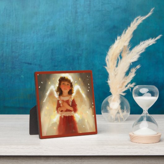 Plaque Photo Ange de Noël 4 (Insitu)