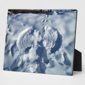 Plaque Photo Ange des neiges (Côté)