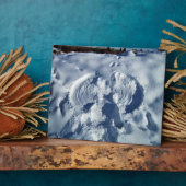 Plaque Photo Ange des neiges (Côté)