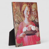 PLAQUE PHOTO ANGEL AVEC ROSES (Côté)