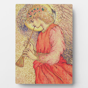 Plaque Photo Angel Jouer un Flageolet