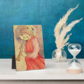 Plaque Photo Angel Jouer un Flageolet (Côté)