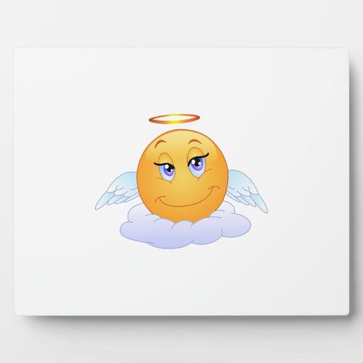 Plaque Photo Angel smiley (Devant)