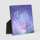 Plaque Photo Angels veille sur moi belle bénédiction Stardust (Recto)