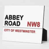 Plaque Photo Angleterre d'Abbey Road (Côté)