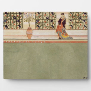 Plaque Photo Anglo-Japonais Wall Design, c.1860 (w/c et crayon