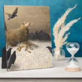 Plaque Photo Anguish By August Friedrich Albrecht Schenck 1876 (Côté)