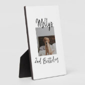 Plaque Photo Animateur chien chat animal photo moderne simple (Côté)